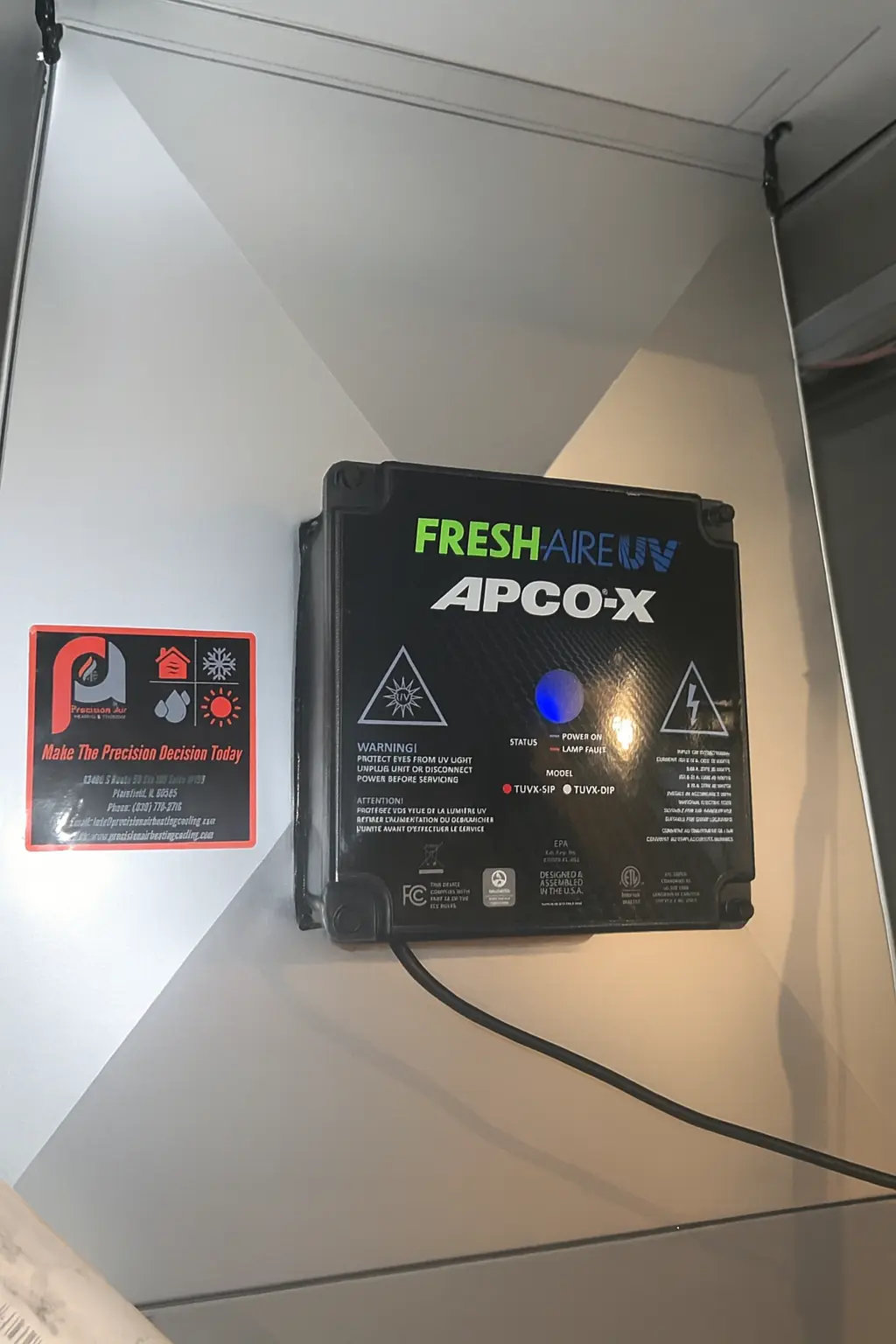 fresh-aire uv apco-x air purifier